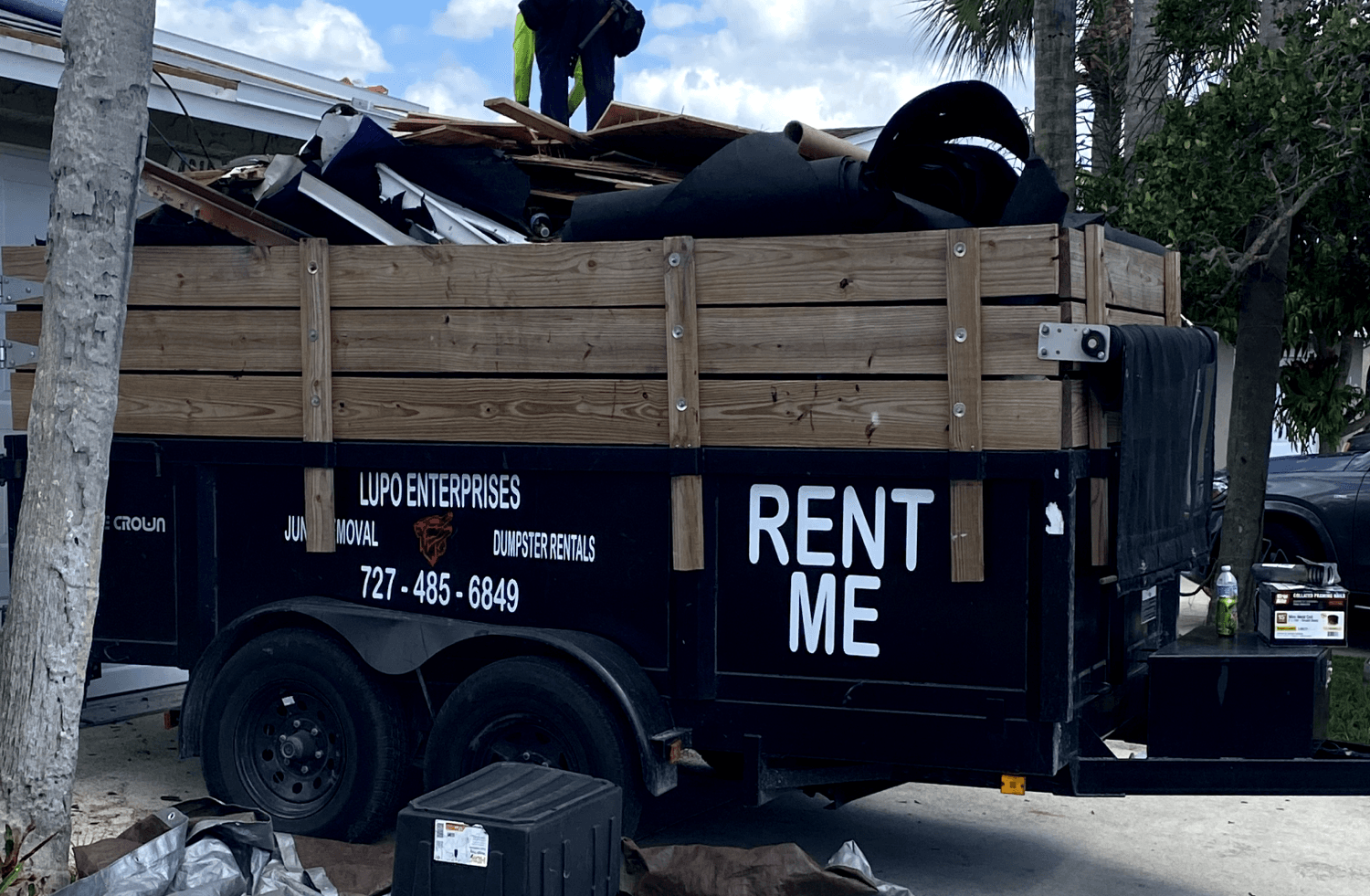 Streamlined yard waste removal