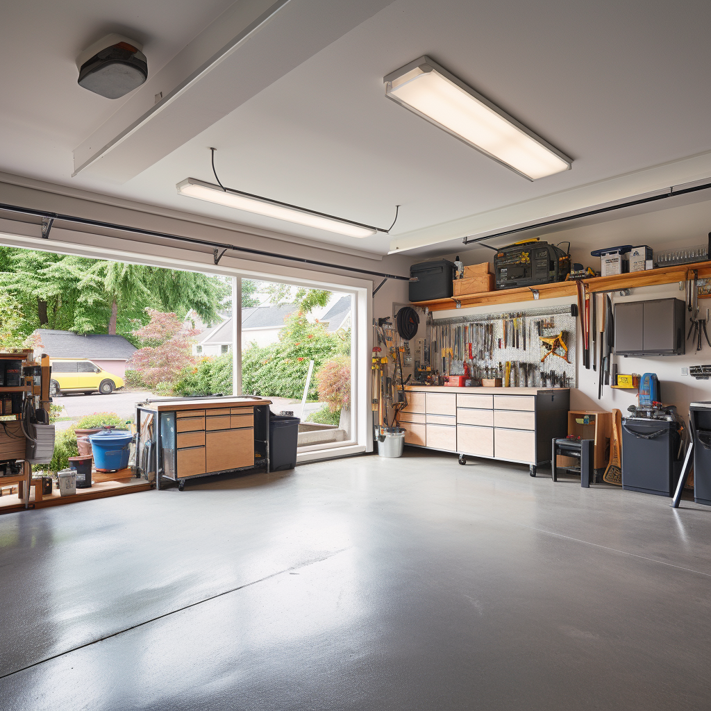 Professional garage cleaning service