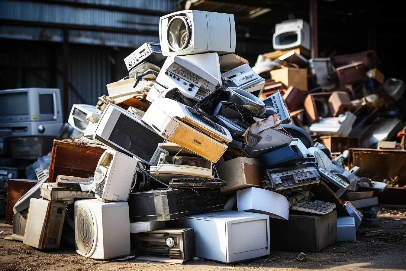 Appliance cleanup and removal for disposal