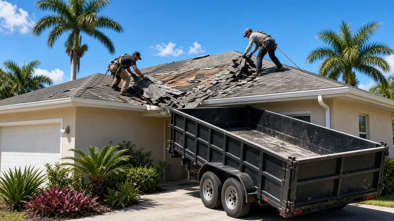 Dumpster Rental for Roof Replacement: A Florida Guide